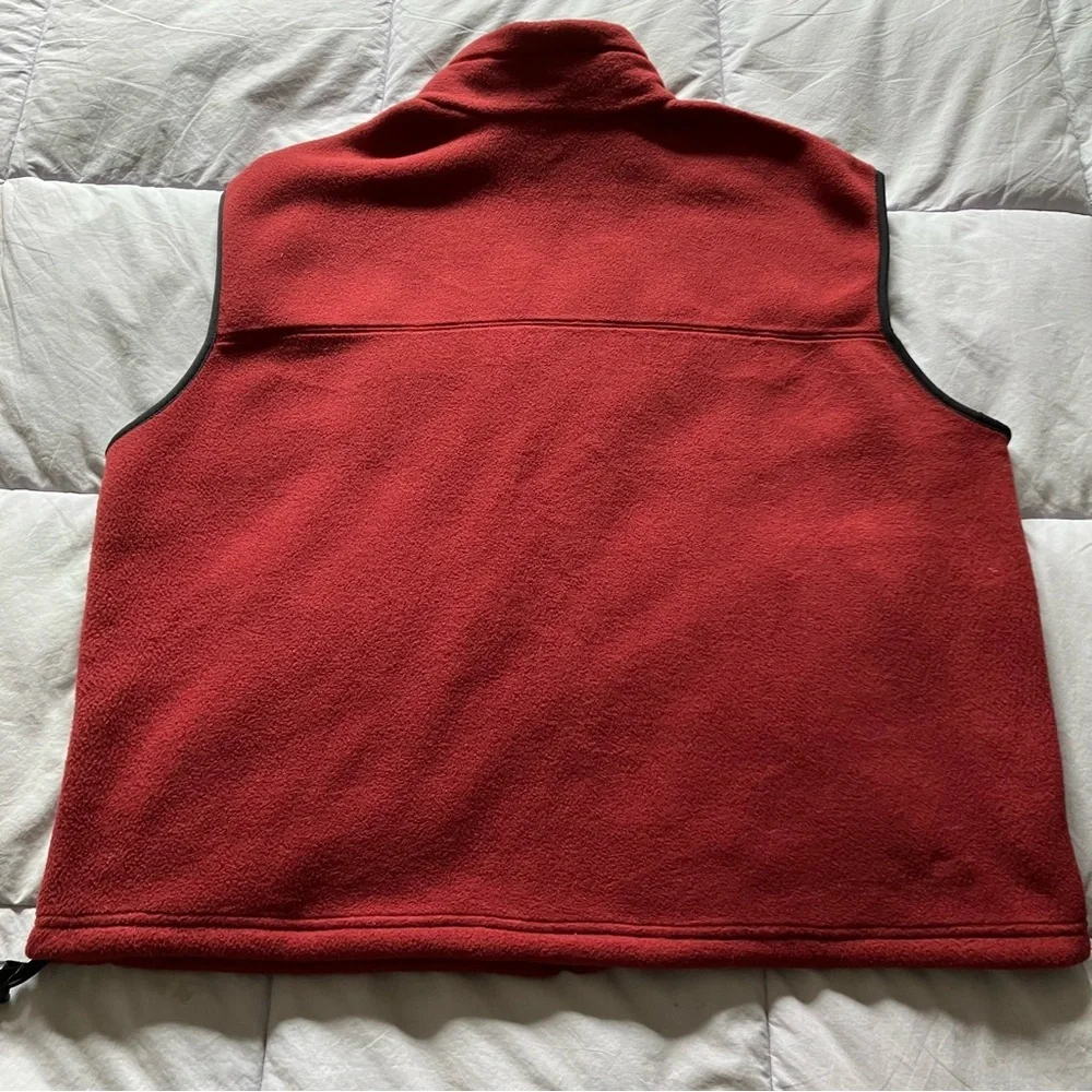 Timberland Men's Red Fleece Polartec Vest - XXL